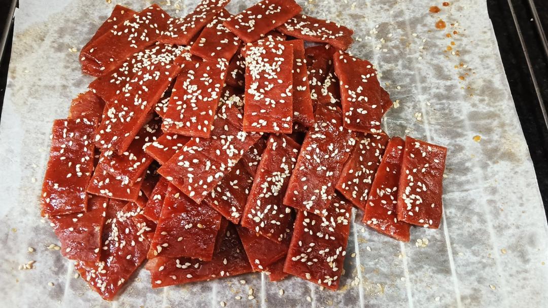 不加淀粉 猪肉脯（好吃得停不下来）