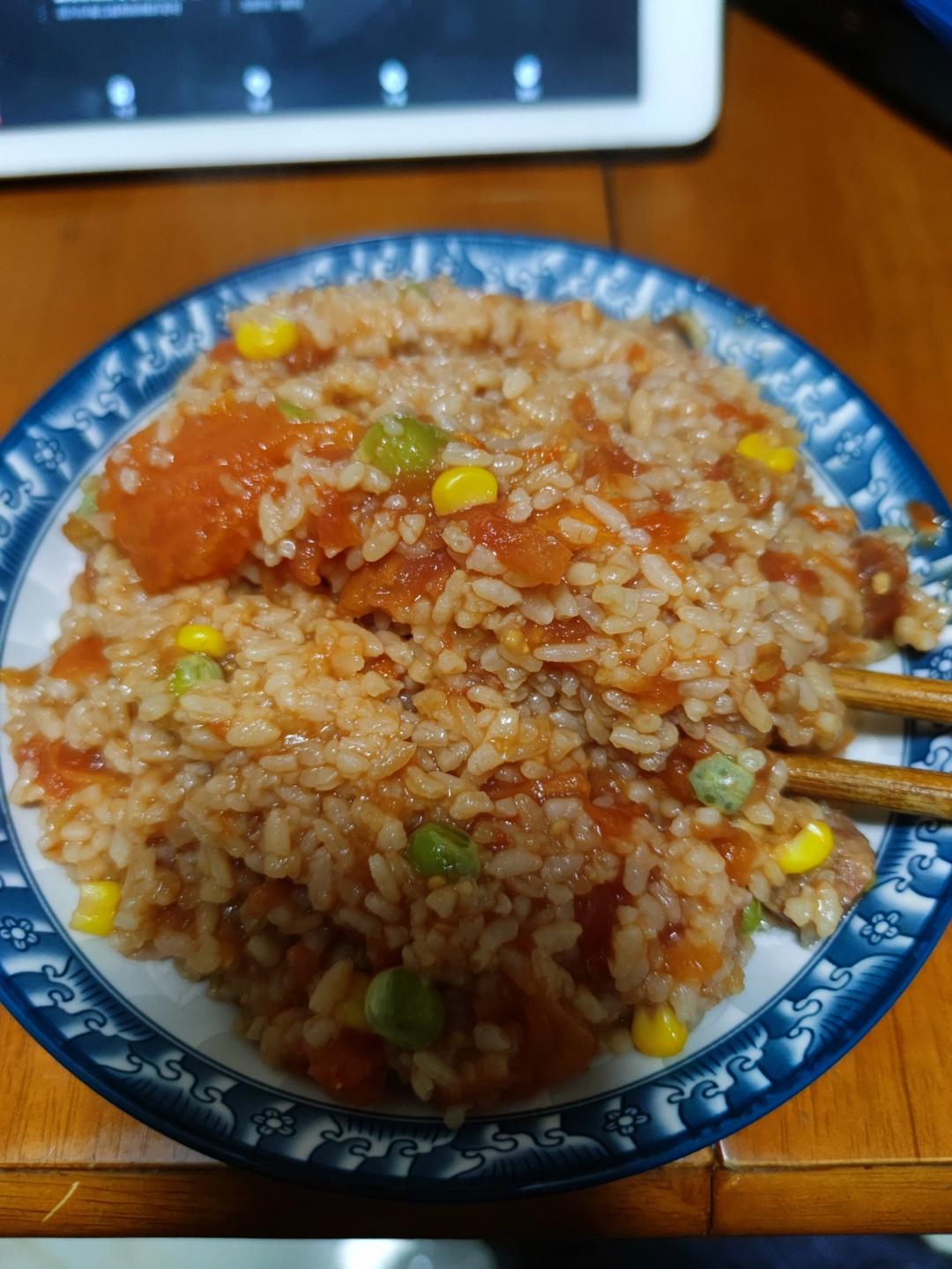 网红西红柿饭