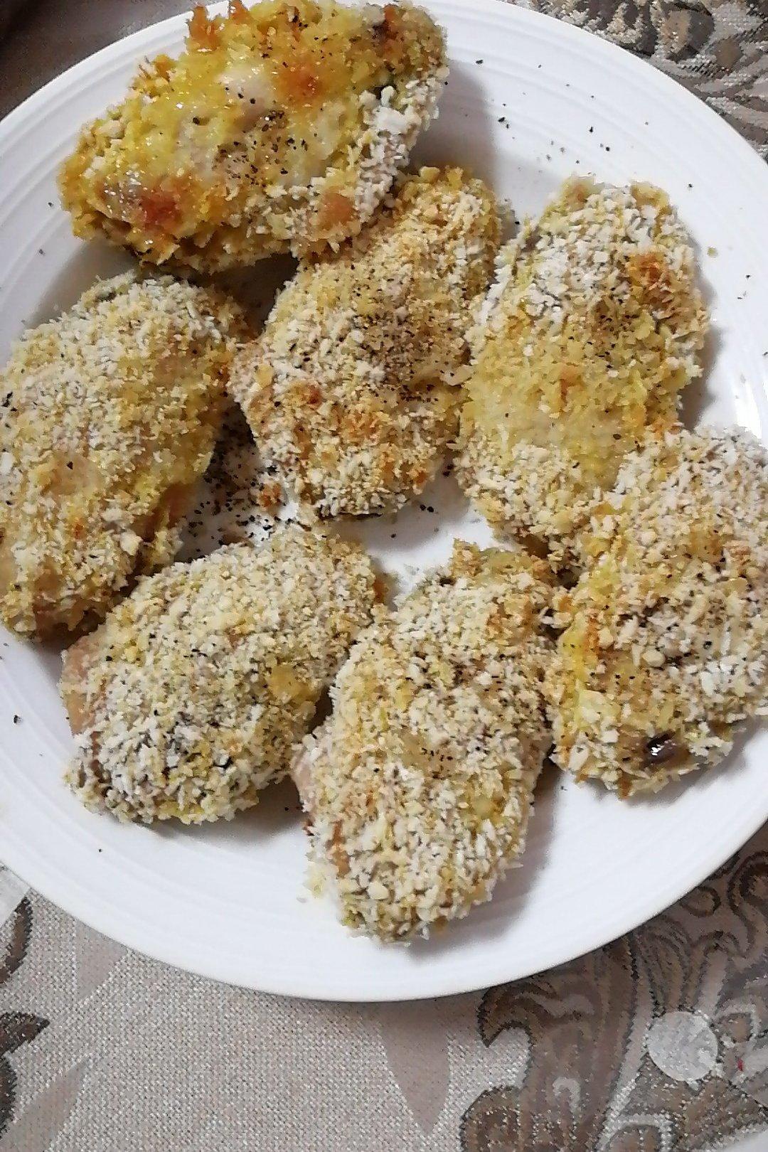 an东东做的面包糠烤鸡翅