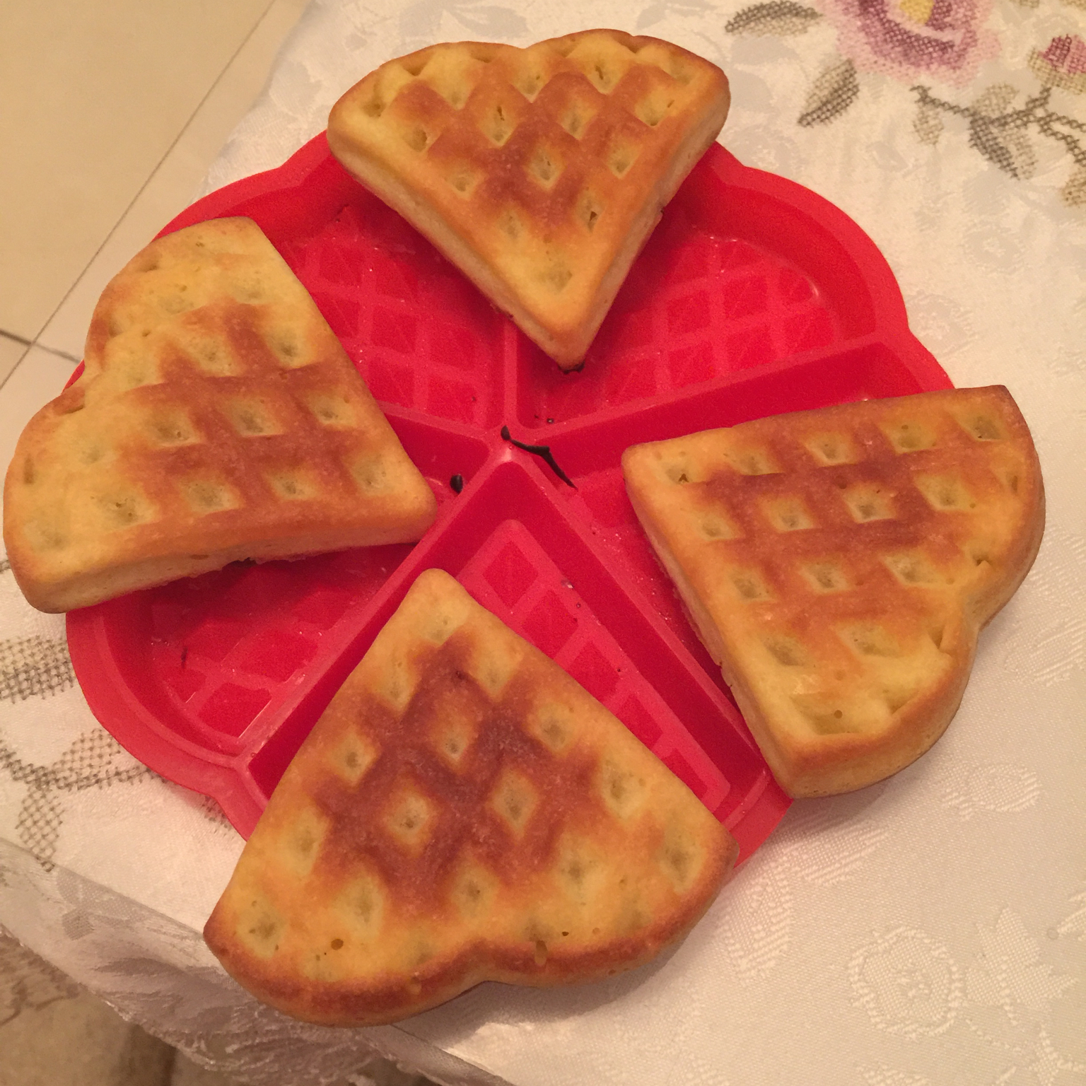 华夫饼硅胶模具烤箱版