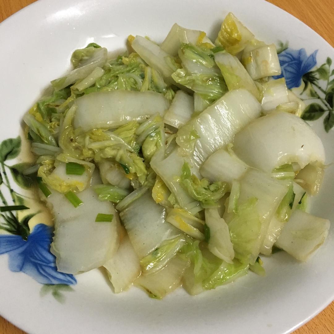 食物本身的味道—清炒白菜