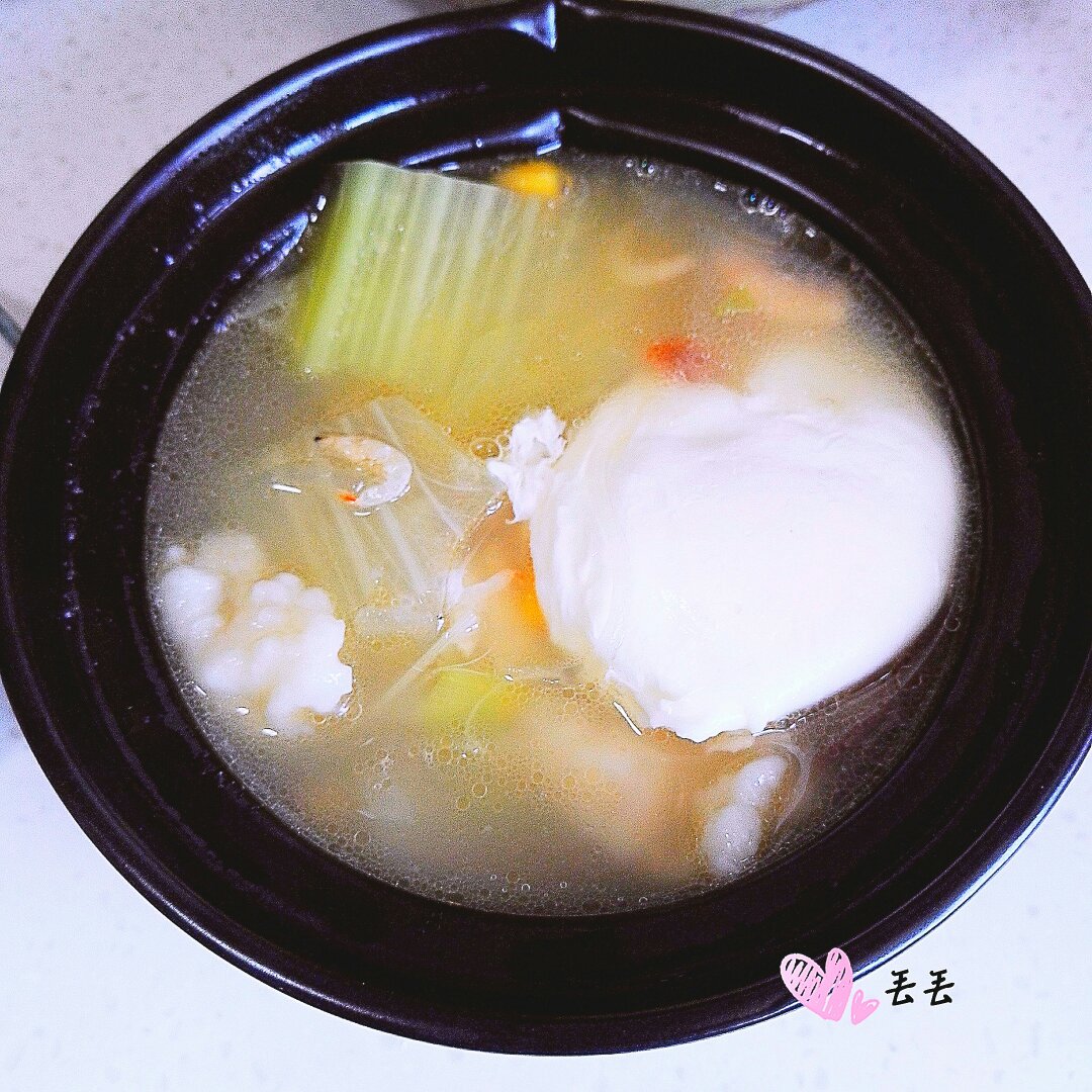 青菜鸡蛋面疙瘩汤
