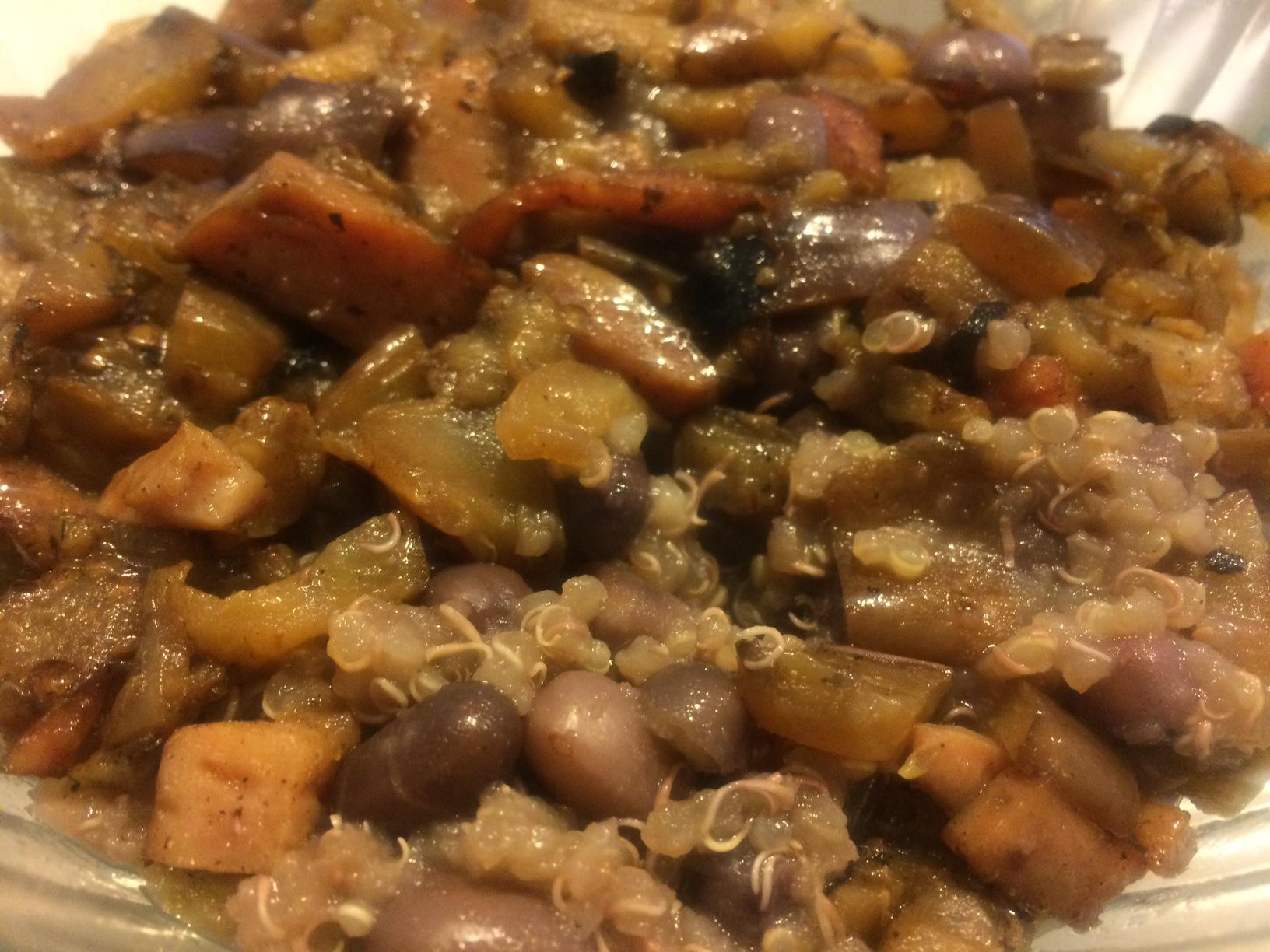 不用米的茄子火腿盖“饭”～减肥又美味的做法 步骤5