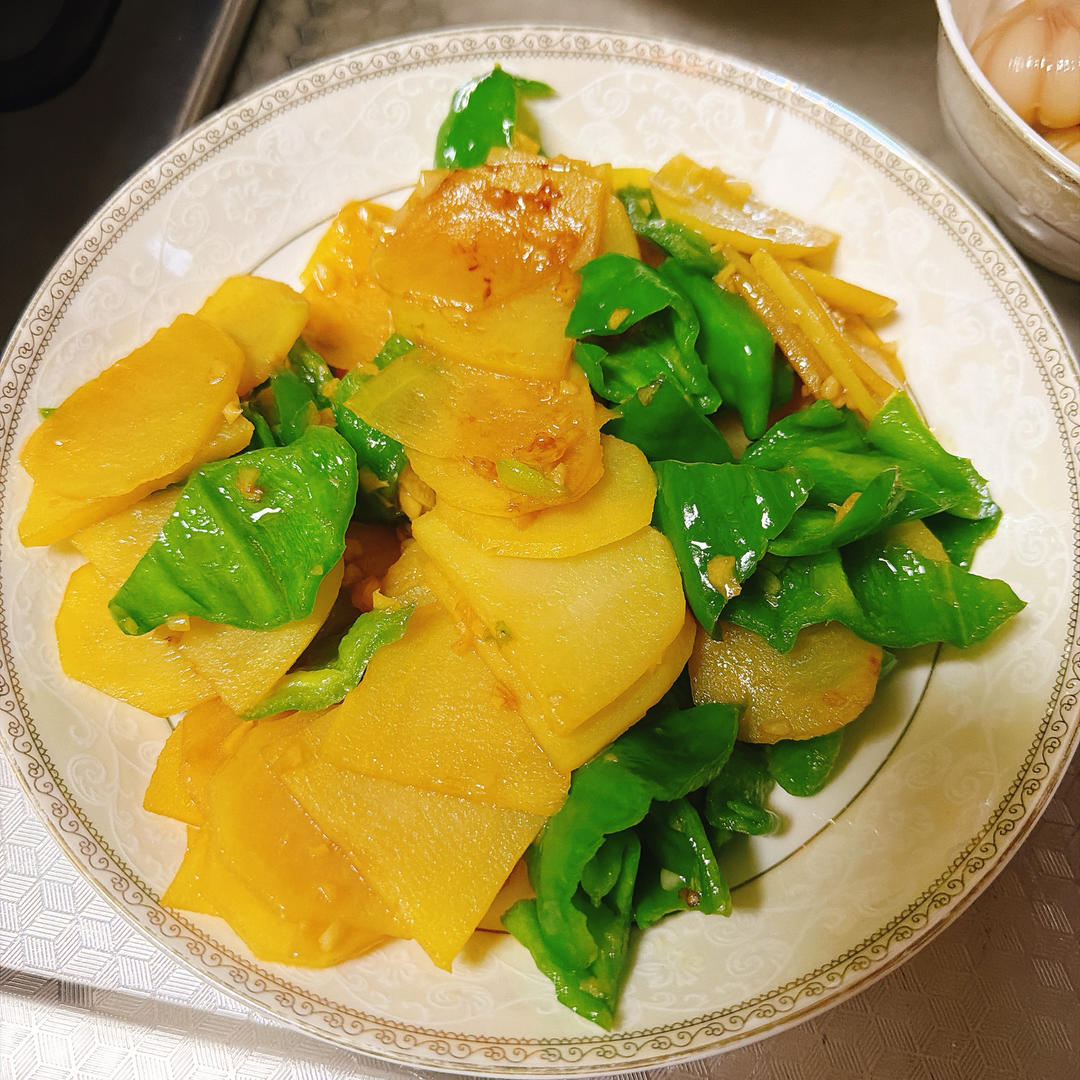 青椒土豆片