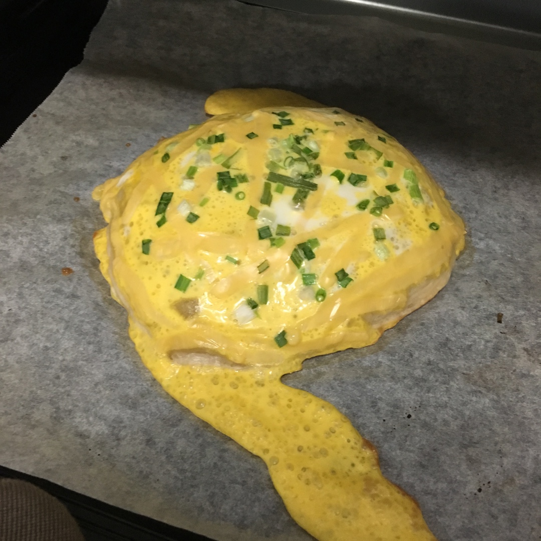 做的飞饼版披萨