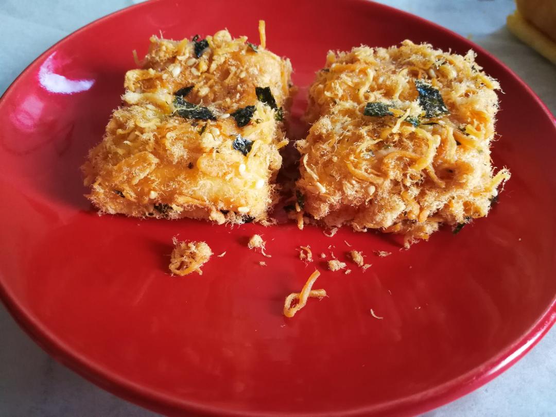 【海苔肉松小贝】酥松香甜，不浪费边角料