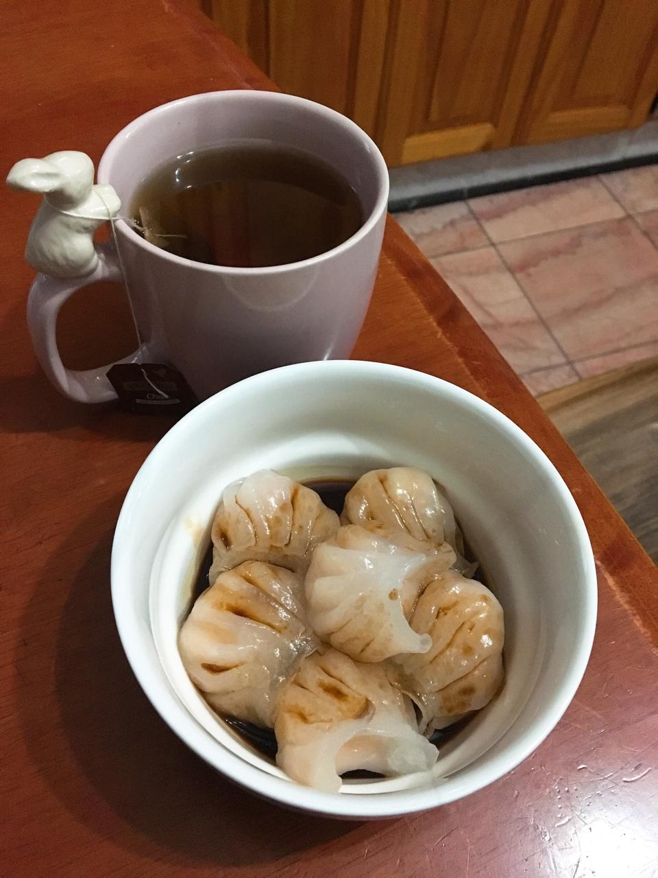 弯梳虾饺