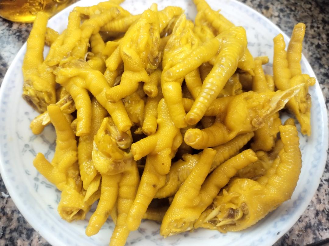 盐焗鸡爪(比外面卖的还好吃)