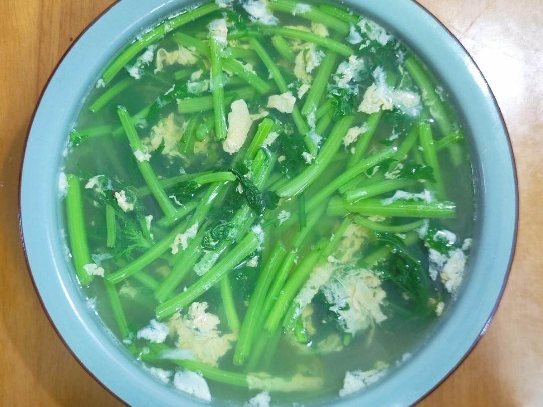 清爽茼蒿汤