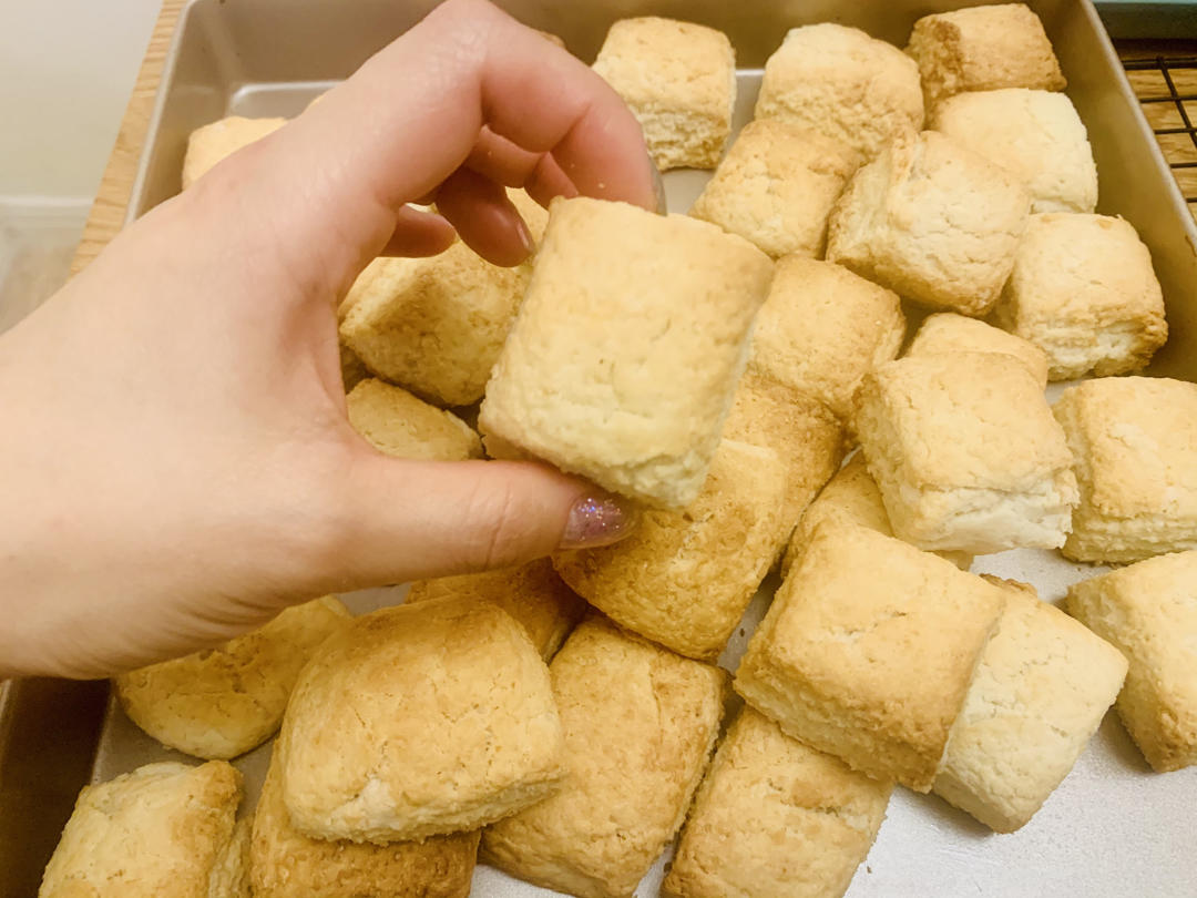 健康又好吃的椰子油司康【绞肉机快速操作】