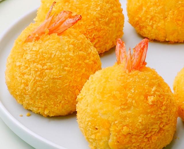 鲜虾芝士土豆球的做法