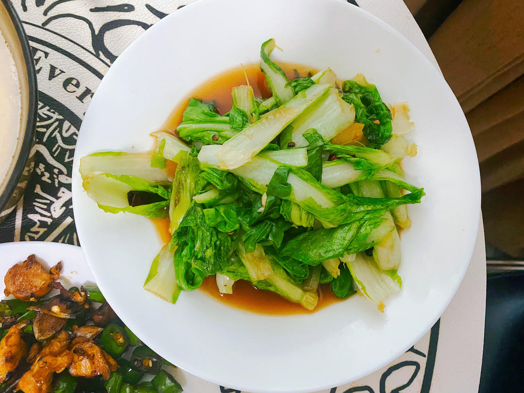 清炒小白菜 简单好吃