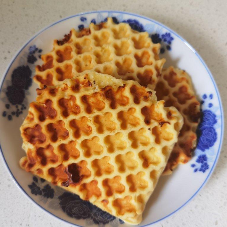 奶香芝士の华夫饼