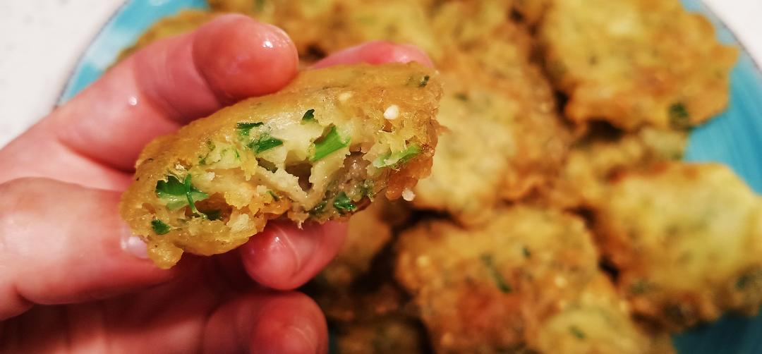 不揉面不发面的韭香小油泡