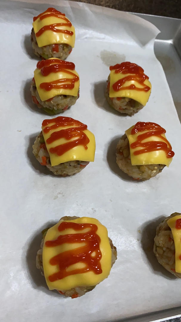 芝士就是力量【芝士肉松小饭团】