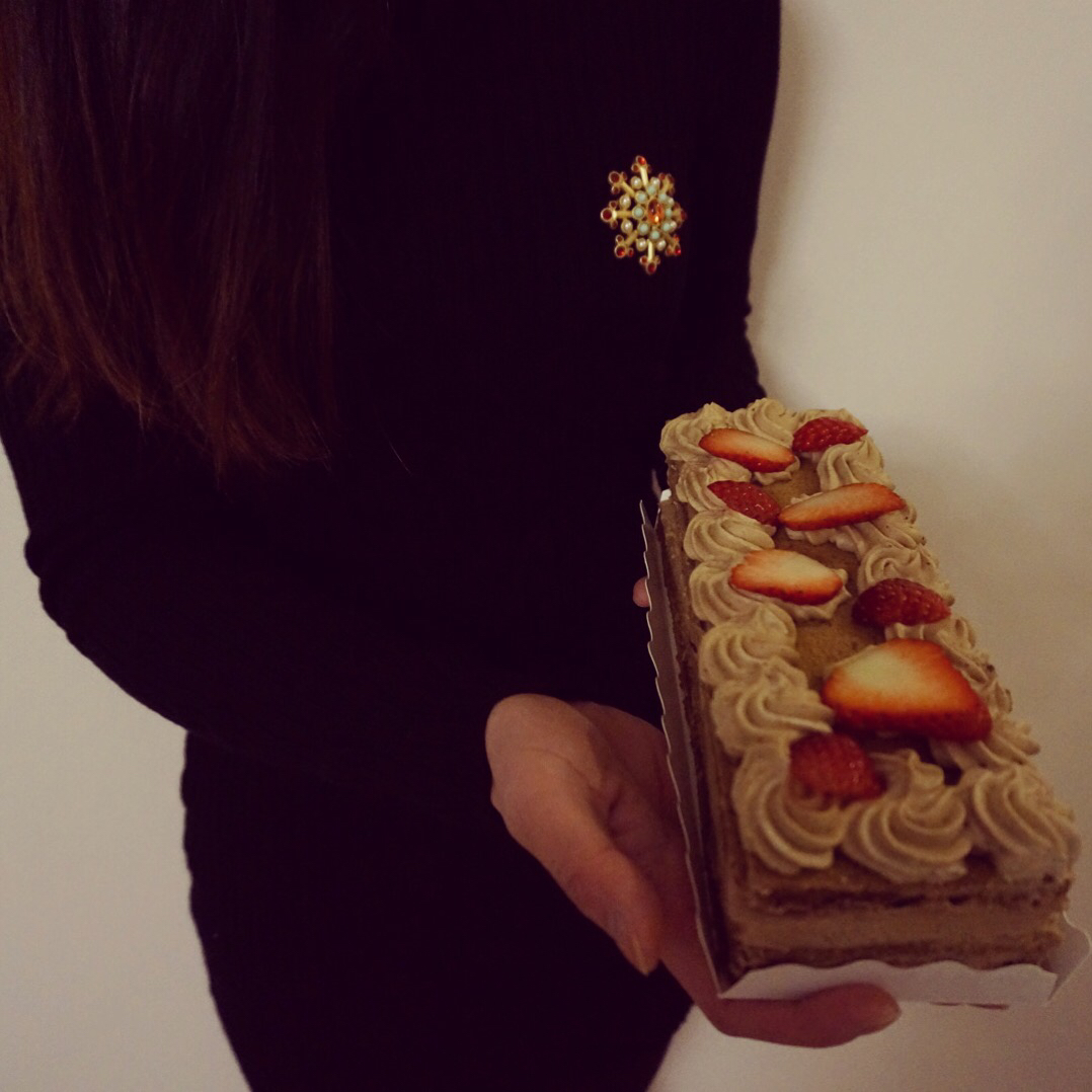 巧克力草莓蛋糕卷