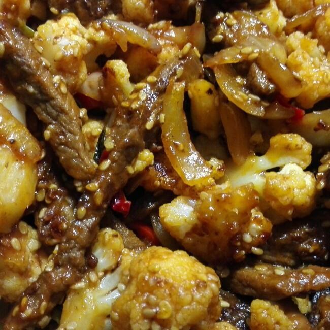 花菜炒牛肉的做法