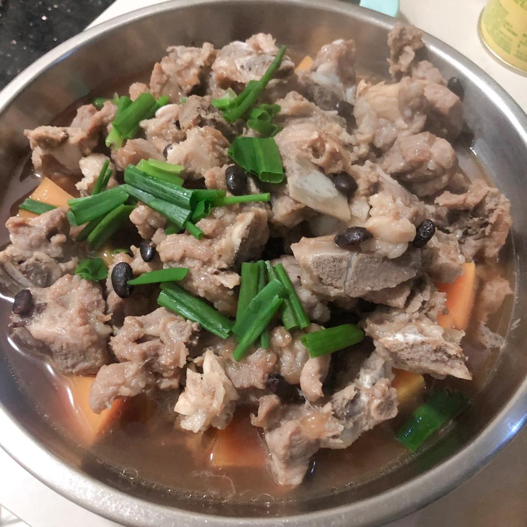 南瓜蒸排骨