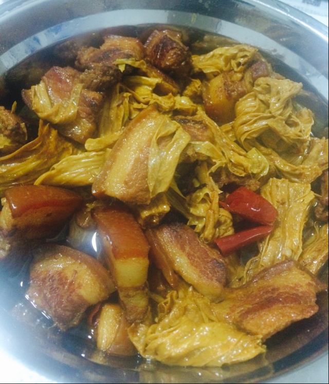 腐竹红烧肉