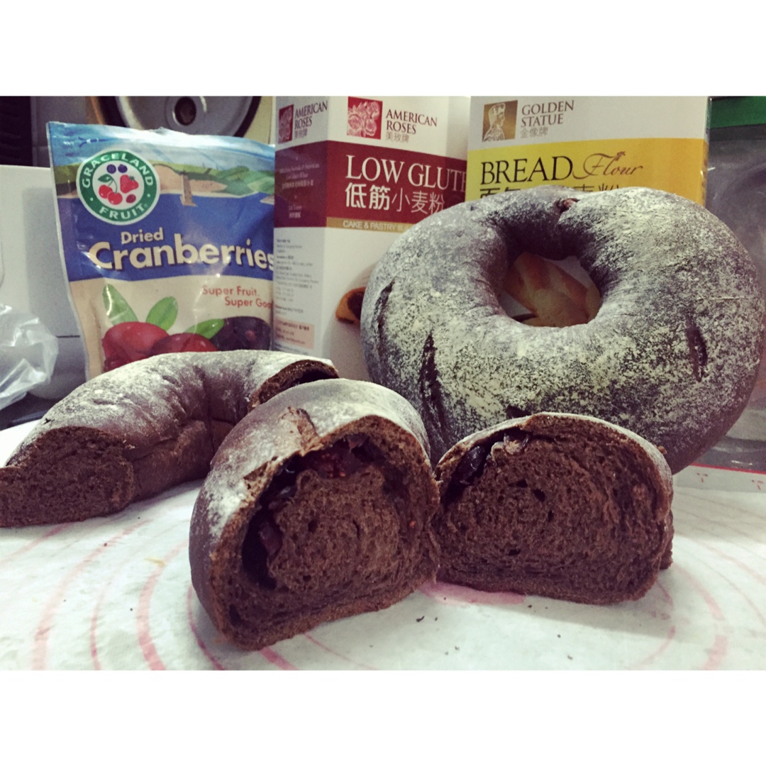 巧克力软欧包(无糖)