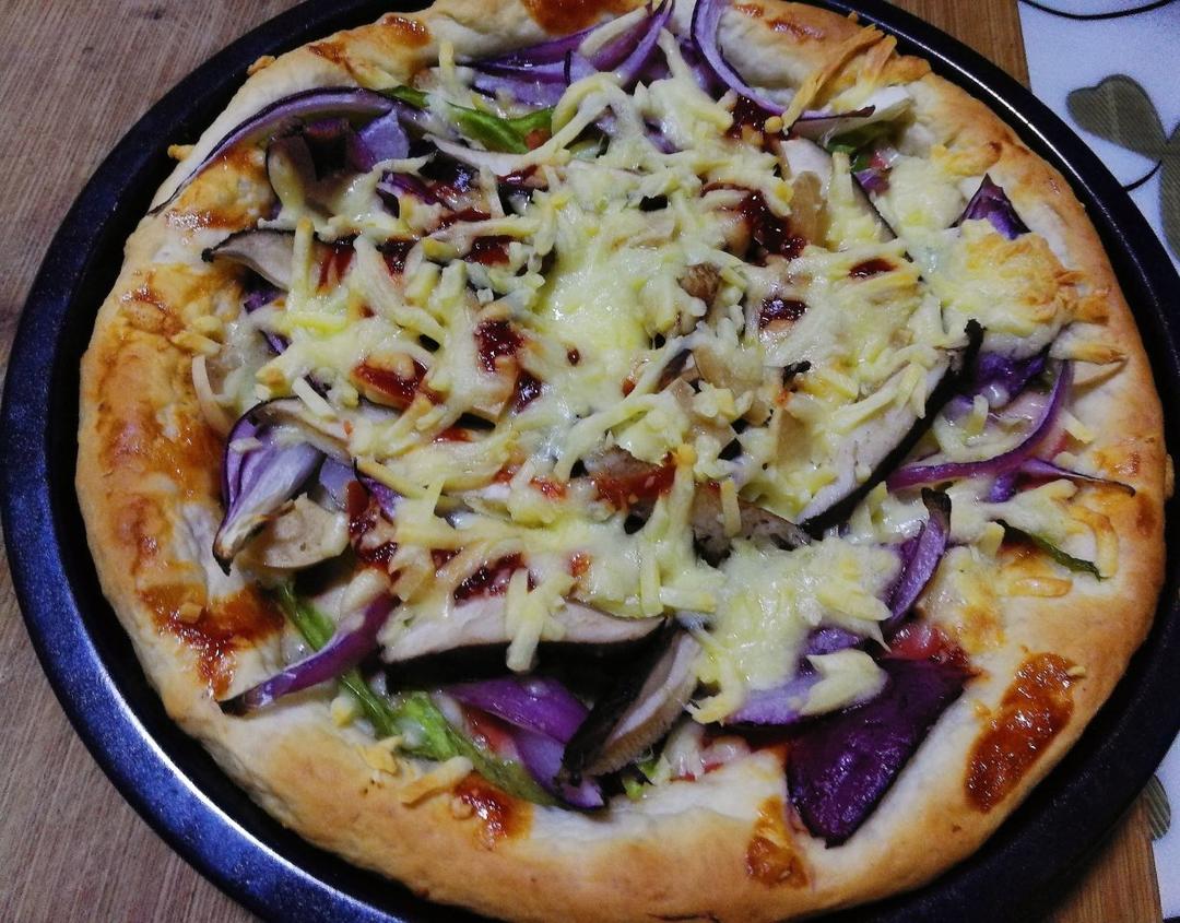 八寸披萨（附带饼皮做法）