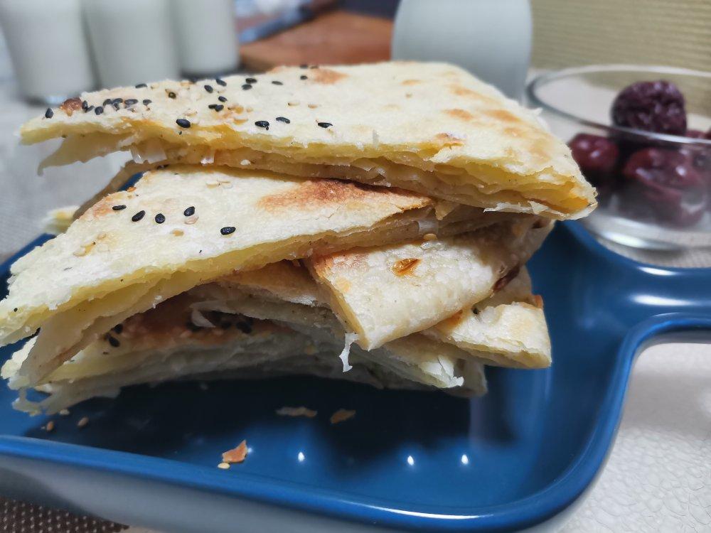 葱油饼-自己做薄脆酥香层层分明且一点儿都不油