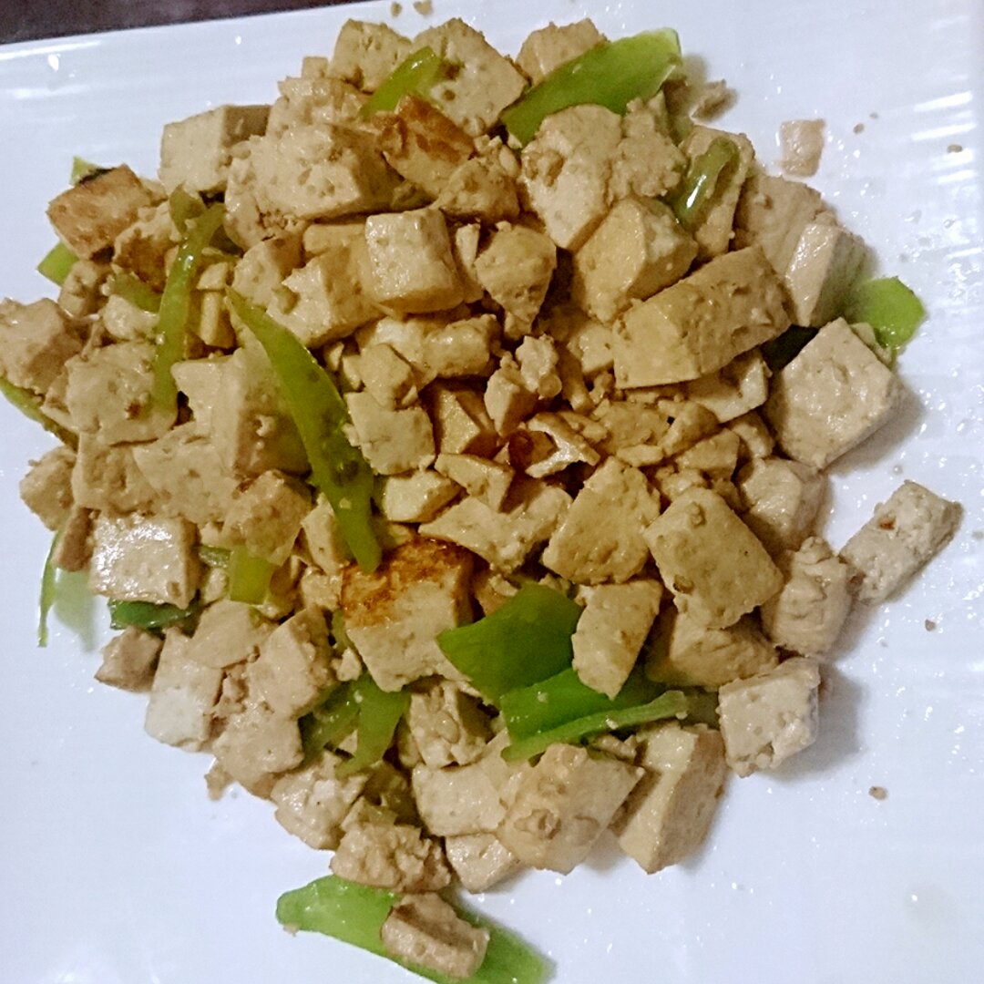 柠檬柠檬20做的辣椒炒豆腐