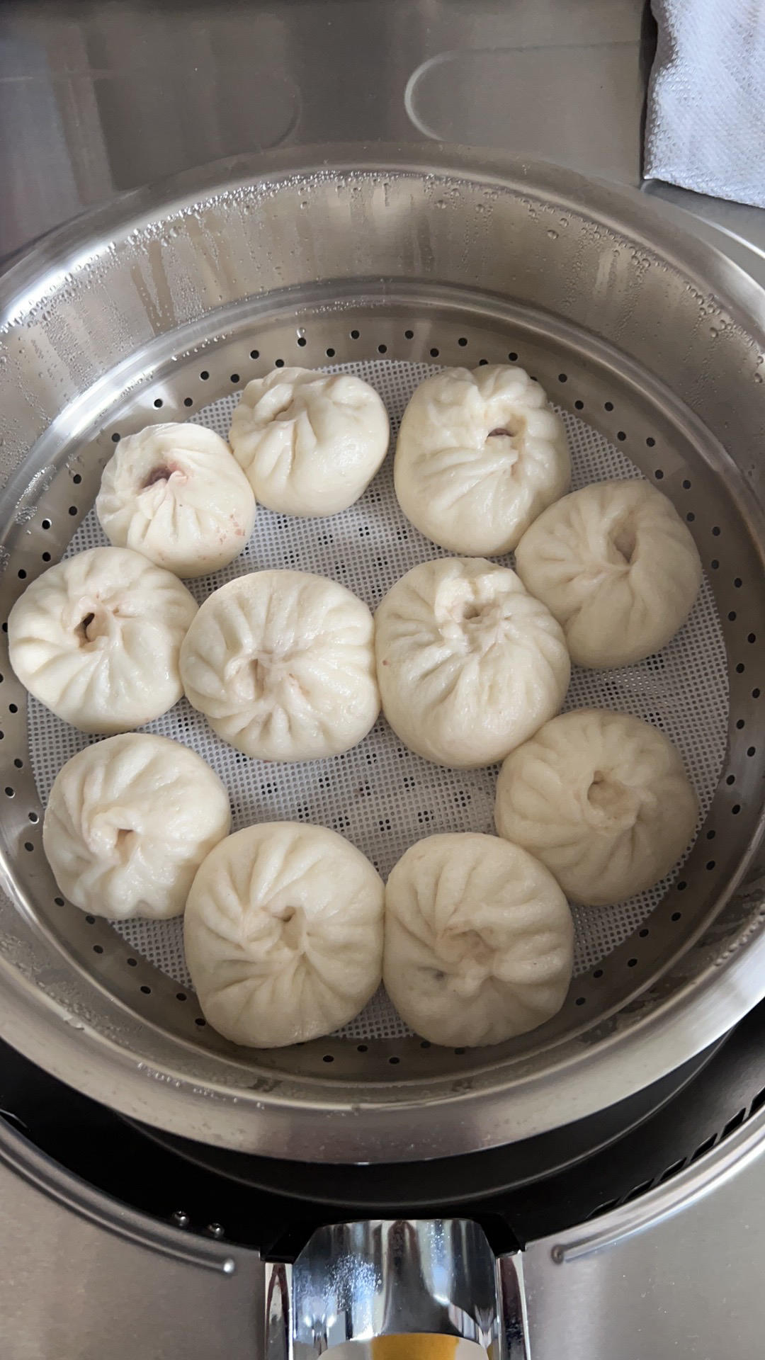 超好吃有豆豆的豆沙包，一次发酵（红豆包）