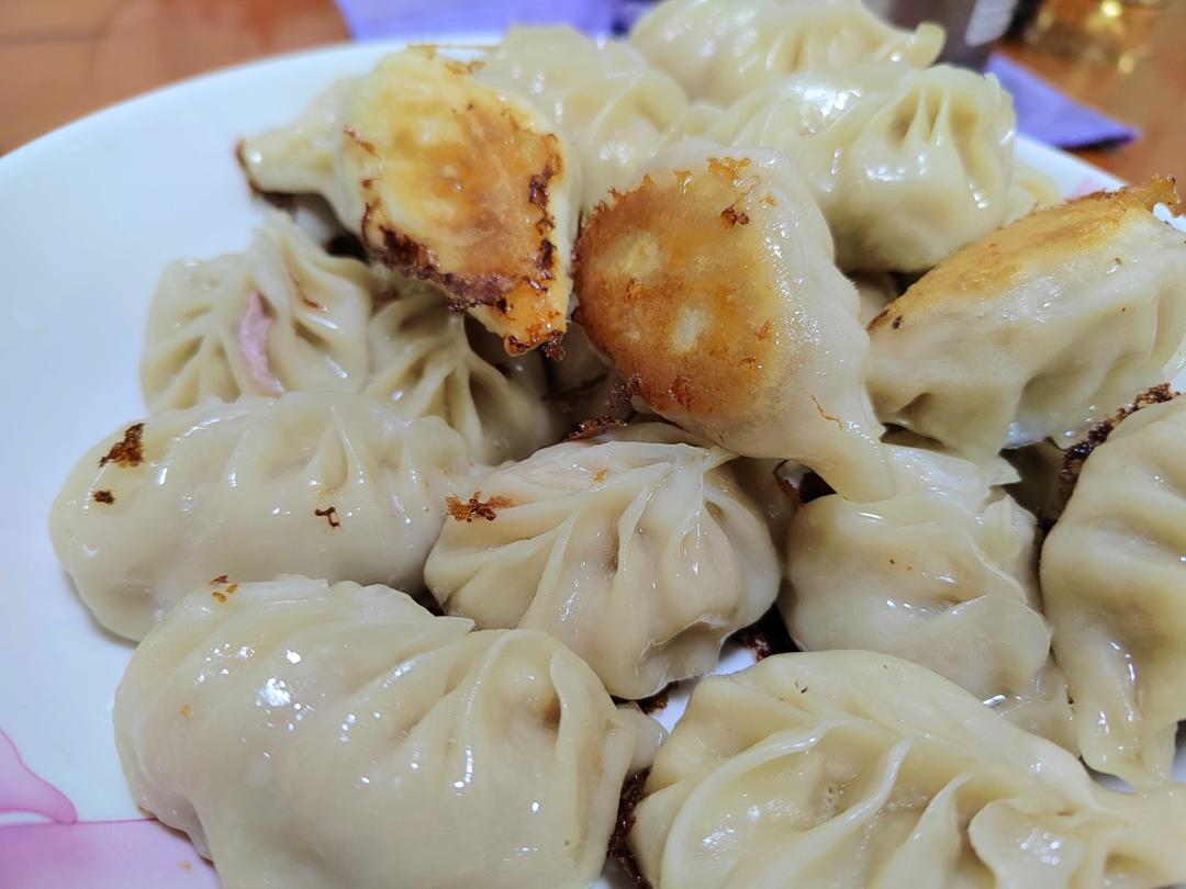 水煎饺|免解冻免煮快手冻饺子新吃法