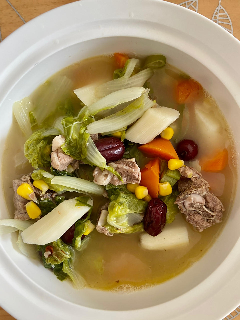 🔥最适合秋天喝的山药排骨汤，味道清甜鲜美，健脾养胃❗️