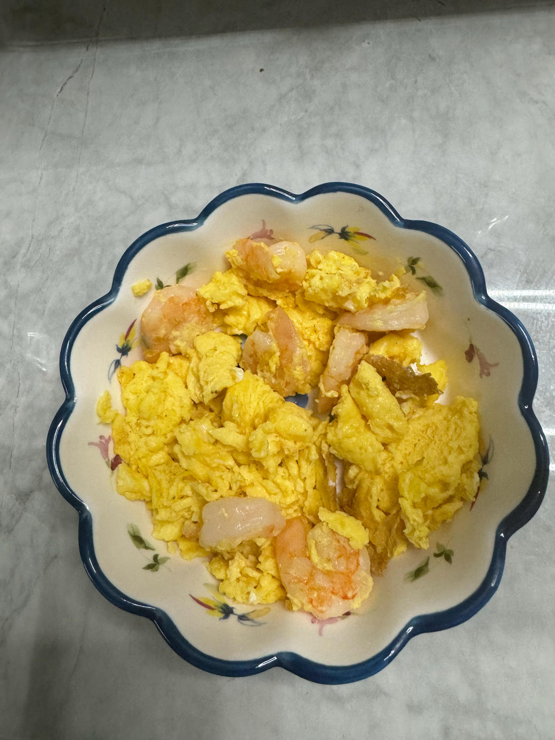 鲜香嫩滑的 虾仁滑蛋