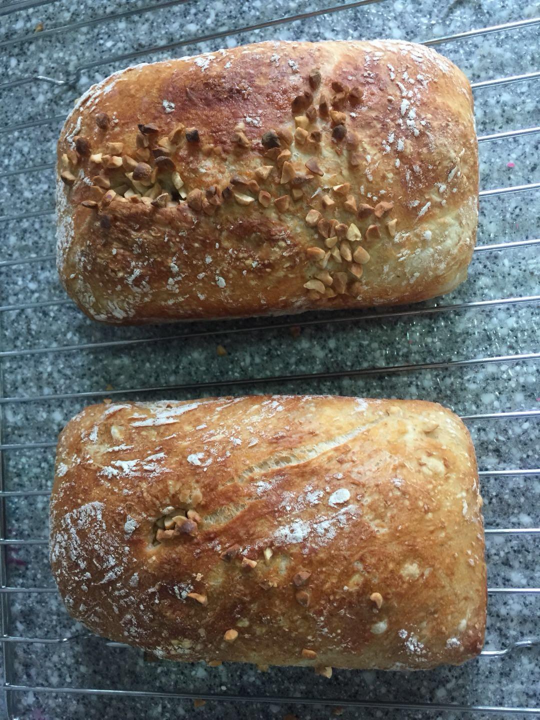 欧包/乡村面包-无油不用揉 No Knead Bread