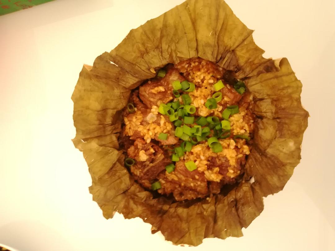 荷叶糯米排骨