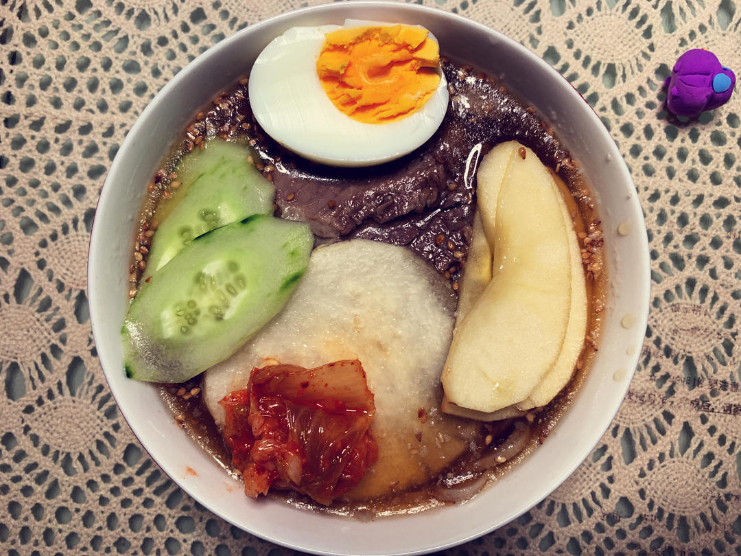 【朝鲜冷面】倍儿凉快！Q弹荞麦冷面和清爽牛肉汤底是绝配啊！