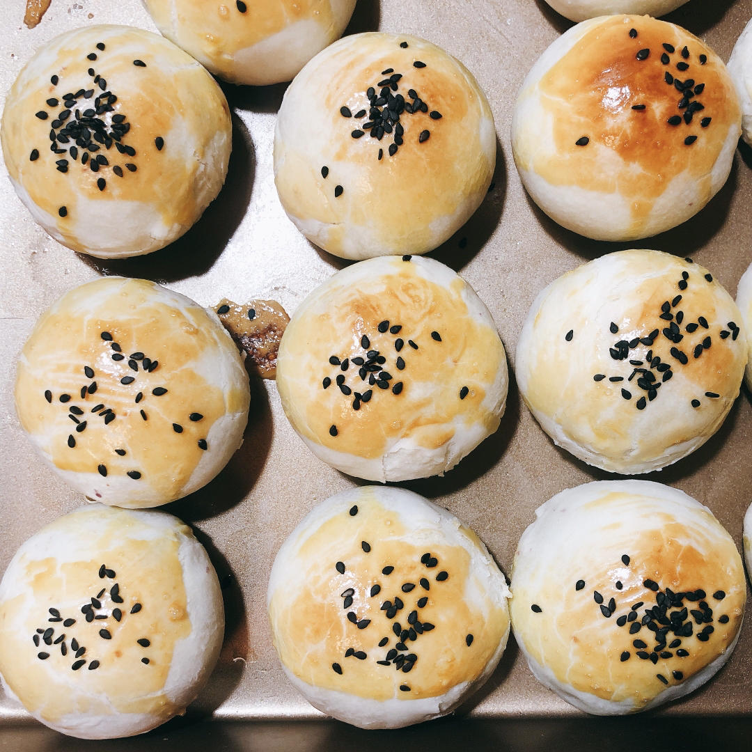 ㊙️网红麻薯肉松蛋黄酥🔥，好吃到爆‼️