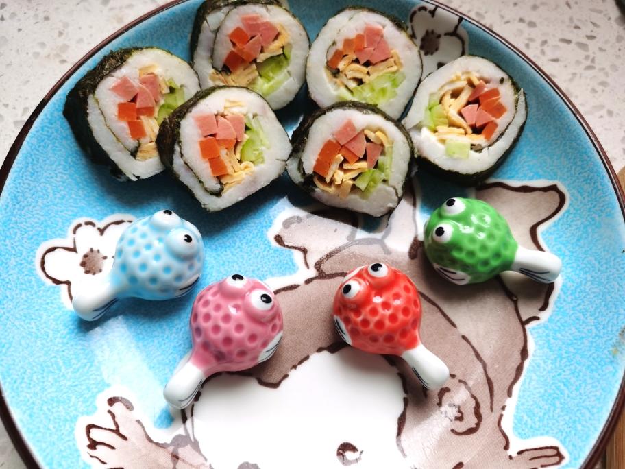 无米紫菜包饭（适合减肥小伙伴）的做法