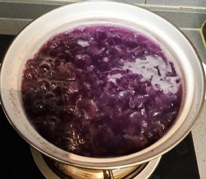 银耳，紫薯，板栗羹的做法 步骤4