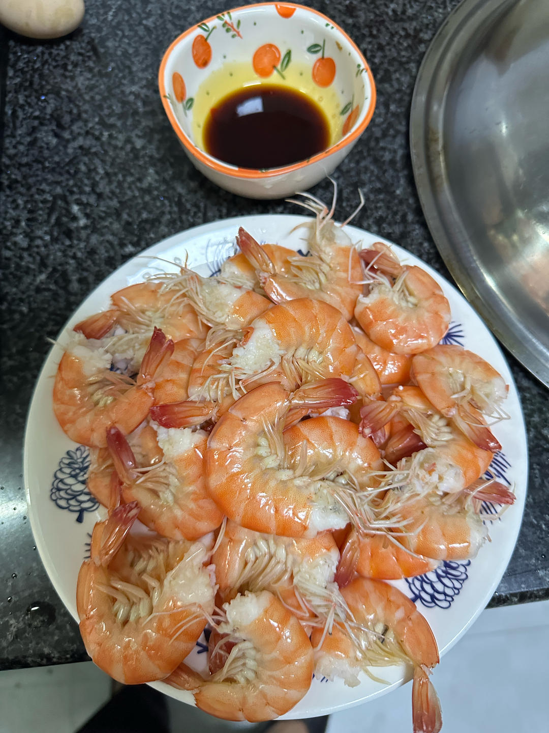 最简单的白灼虾（水煮）盐水基尾虾