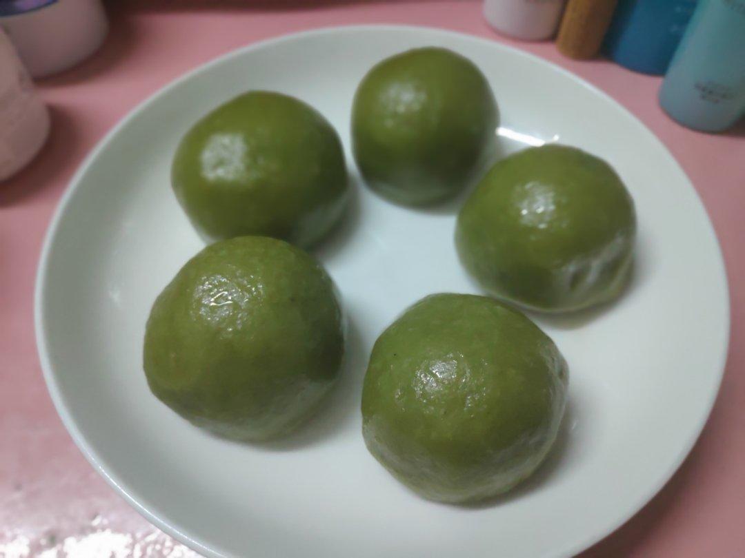 《Tinrry+》咸蛋黄肉松青团+红豆沙青团