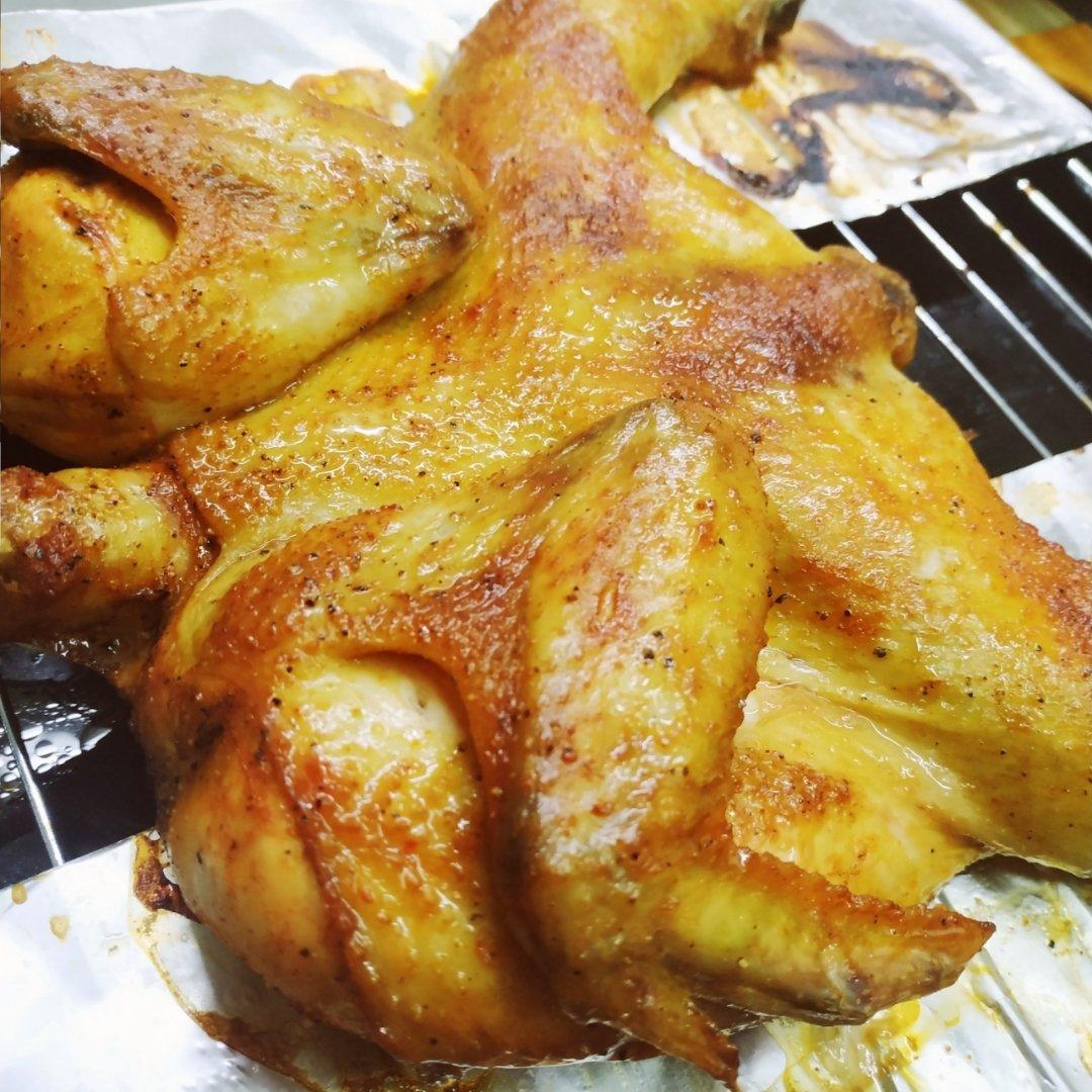 椒盐脆皮烤鸡（北鼎食谱）