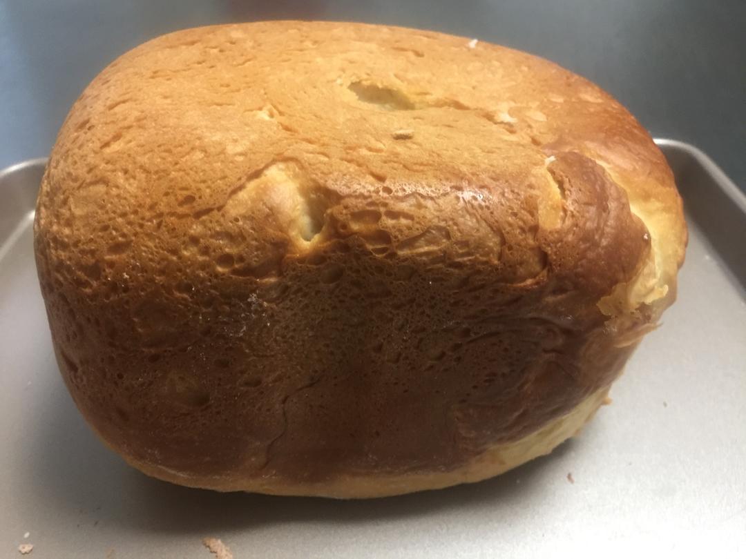 超级好吃的原味面包（面包机版）