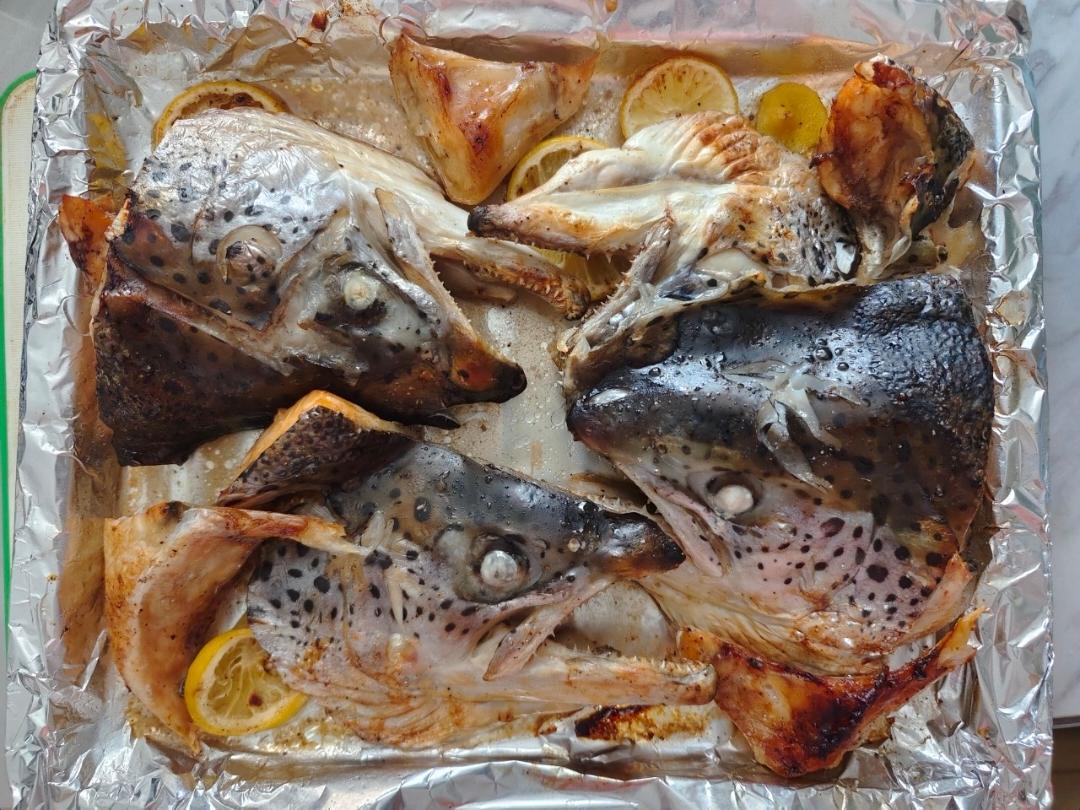 日式烤三文鱼头（空气炸锅版）