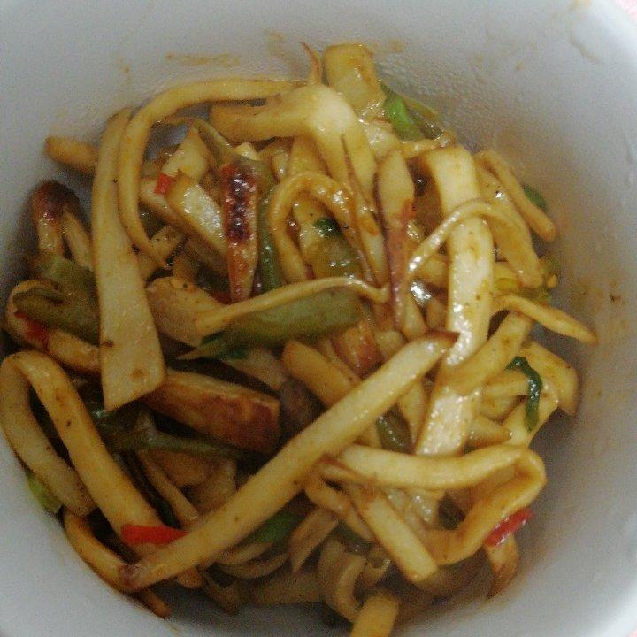 青椒素炒杏鲍菇