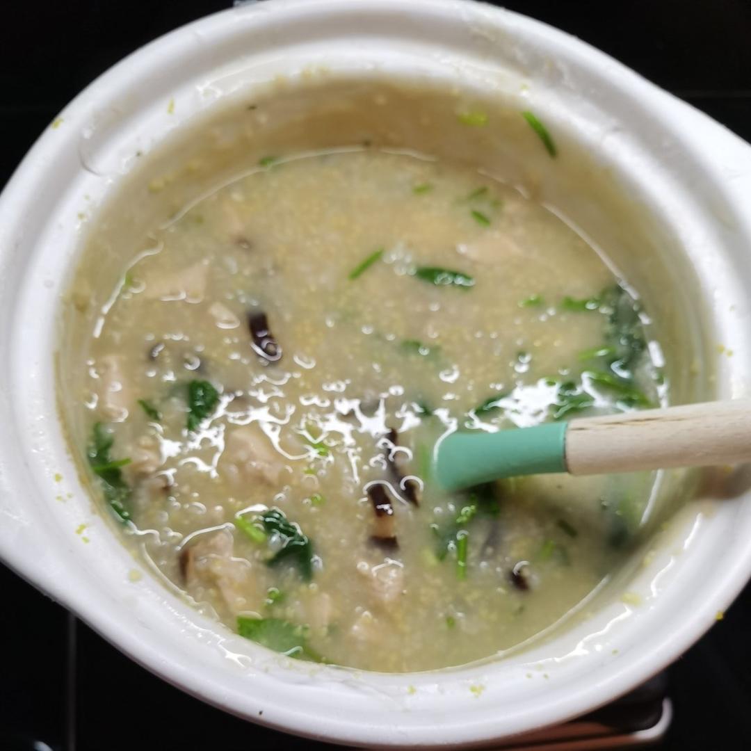 0失败香菇滑鸡粥