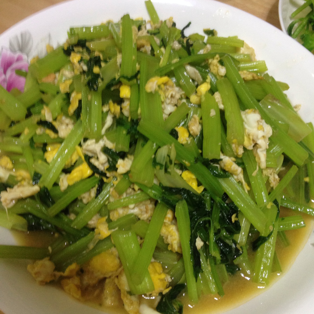 当芹菜遇见鸡蛋
