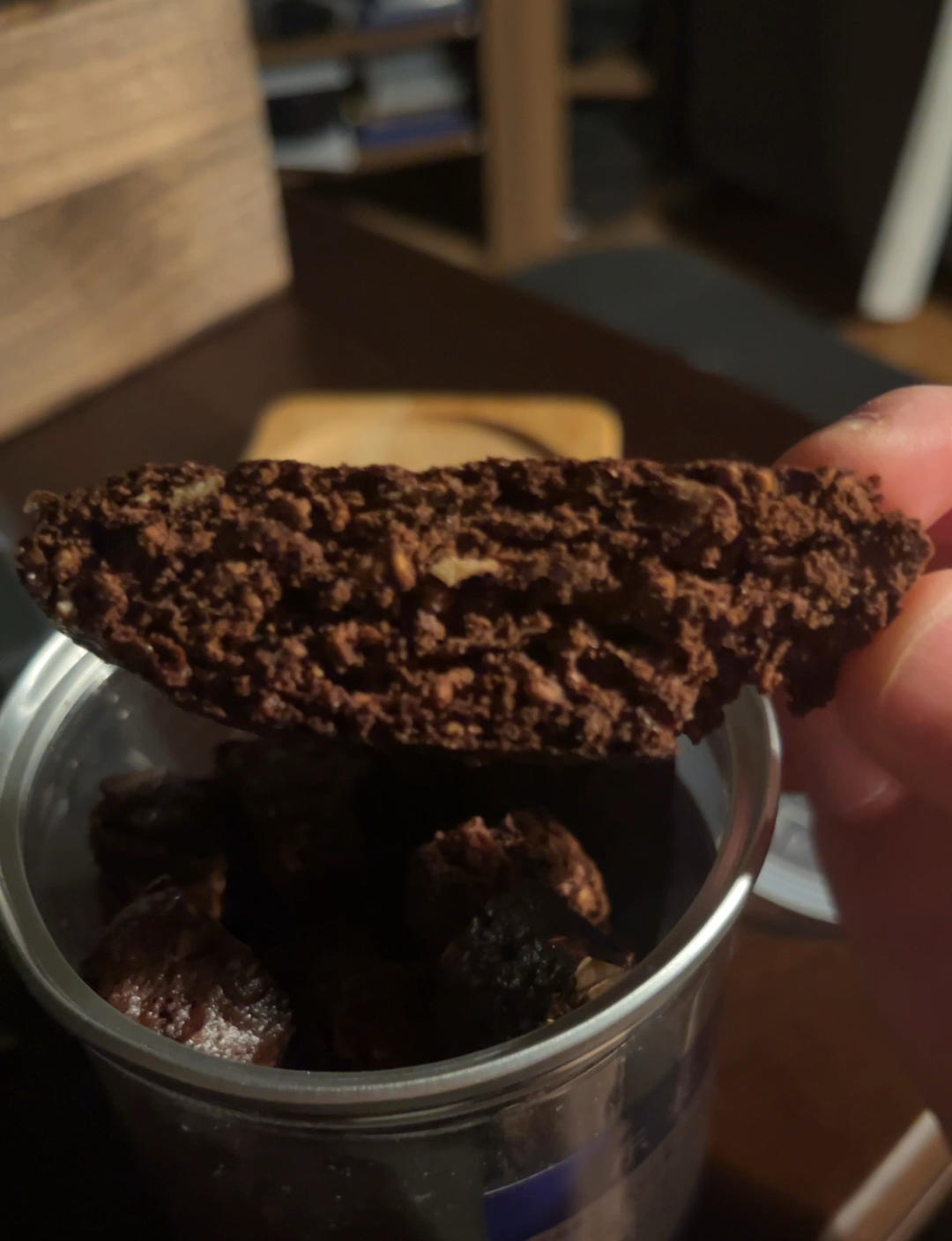 无油杏仁巧克力意式脆饼丨健康·零食（附7个意式脆饼成功要点）