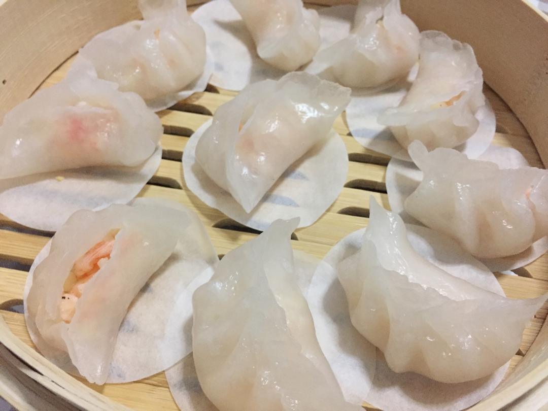 弯梳虾饺