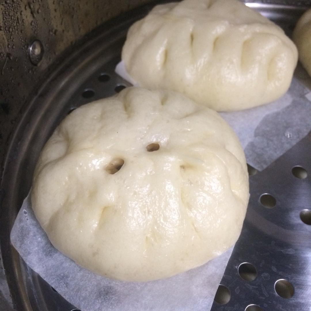节省一半时间的大包子（另付翠绿菜包子，肉包子，腹黑包子食谱）