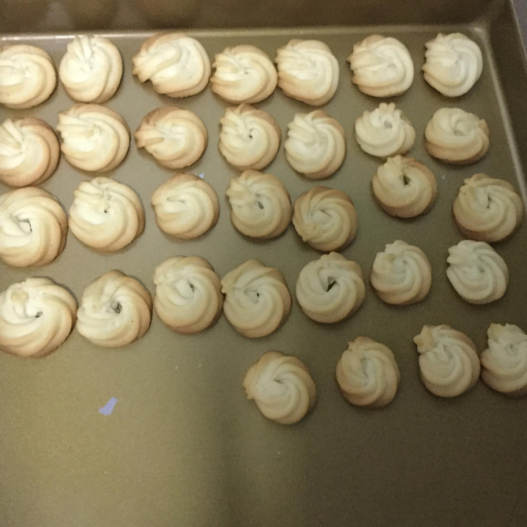 零失败花纹超级立体的黄油曲奇