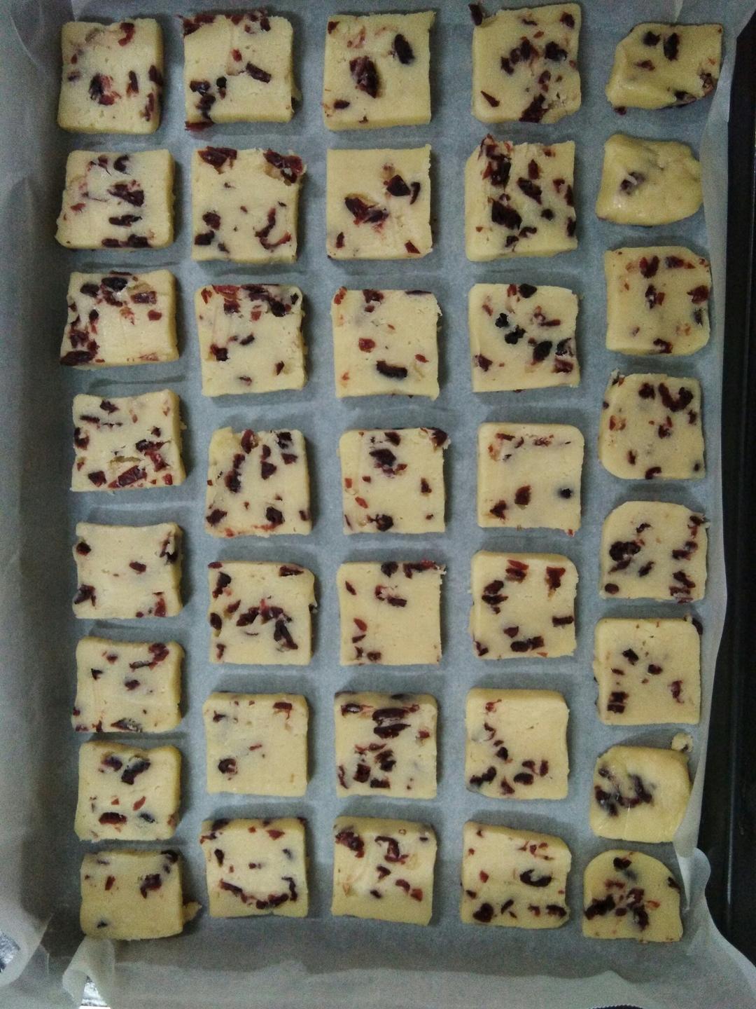 低糖少油版蔓越莓饼干